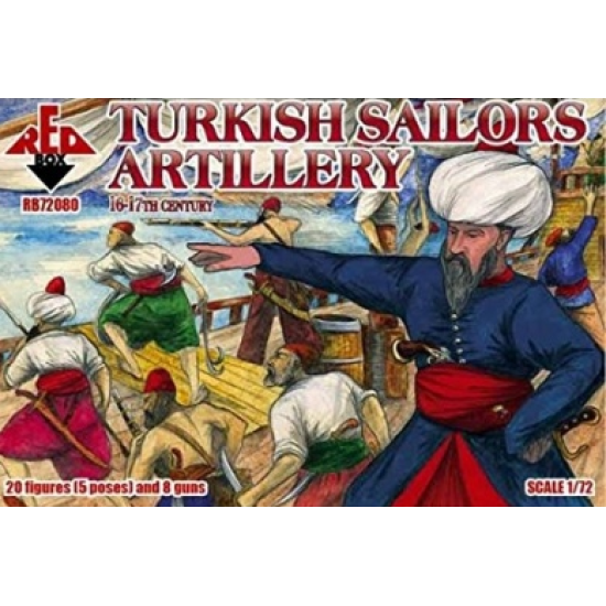 TURKISH SAILORS ARTILLERY, 16-17TH CENTURY 1/72 RED BOX 72080