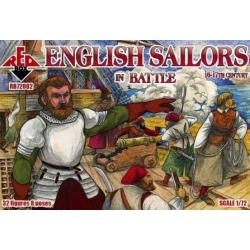 ENGLISH SAILORS IN BATTLE, 16-17TH CENTURY 1/72 RED BOX 72082
