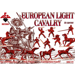 EUROPEAN LIGHT CAVALRY, 16TH CENTURY, SET 1 1/72 RED BOX 72084