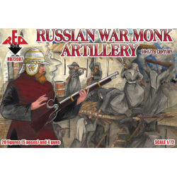 RUSSIAN WAR MONK ARTILLERY, 16-17TH CENTURY 1/72 RED BOX 72087