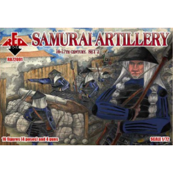 SAMURAI ARTILLERY, 16-17TH CENTURY, SET 2 1/72 RED BOX 72091