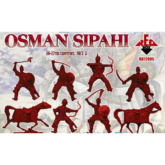 OSMAN SIPAHI, 16-17TH CENTURY, SET 2 1/72 RED BOX 72095