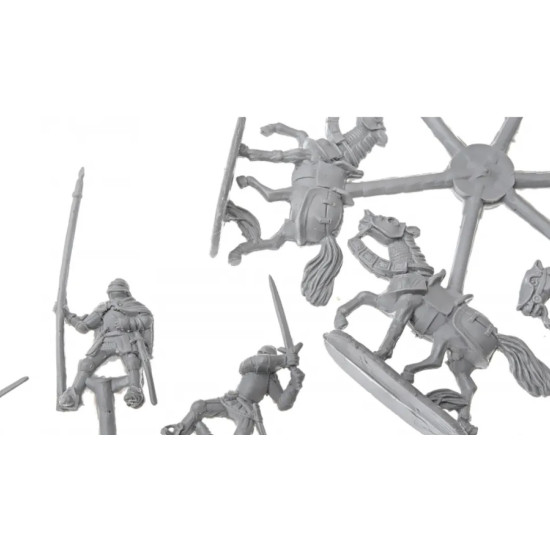Us Stock Scottish Heavy Cavalry, War Of The Roses 11 1/72 Red Box 72056 Us Stock Scottish Heavy Cavalry, War Of The Roses 11 1/72 Red Box 72056