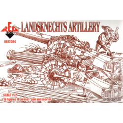 LANDSKNECHTS (ARTILLERY), 16TH CENTURY 1/72 RED BOX 72064