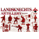 LANDSKNECHTS (ARTILLERY), 16TH CENTURY 1/72 RED BOX 72064