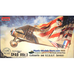 SPAD VII.c1 fighter (Lafayette and U.S.A.A.F Service) WWI 1/32 Roden 615