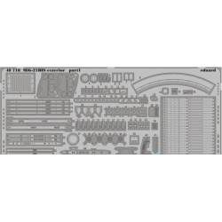 PHOTO-ETCHED SET 1/48 MIG-21BIS EXTERIOR, FOR EDUARD KIT 1/48 EDUARD 48718