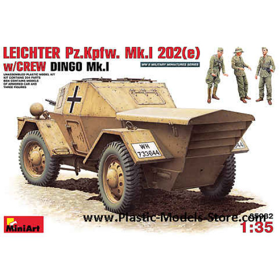 Daimler Dingo Mk1b British Scout Armored Car and Crew 1/35 MiniArt 35067 for sale online 