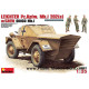 LEICHTER Pz.kpfw. 202(e) w/CREW DINGO Mk.I British Scout Car 1/35 Miniart 35082