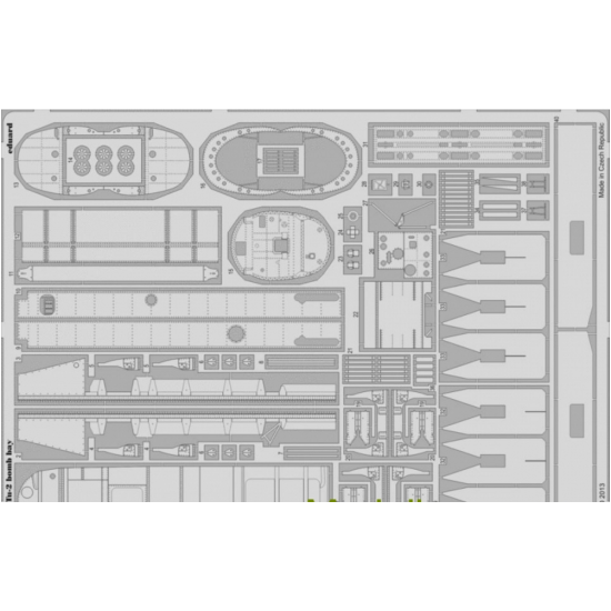 PHOTO-ETCHED SET BIG-ED 1/48 TU-2S, FOR XUNTONG KIT 1/48 EDUARD BIG-4993