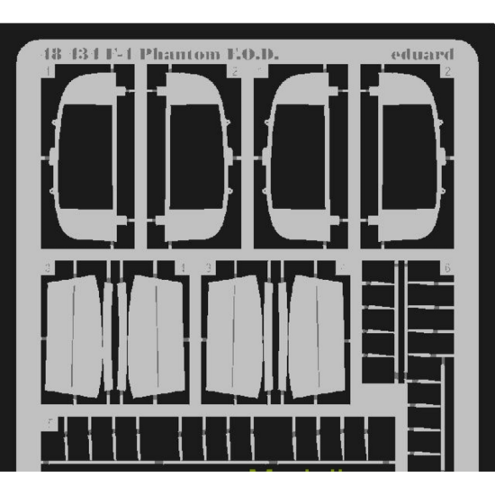 PHOTO-ETCHED SET BIG-ED 1/48 F-4J/S PHANTOM II, FOR HASEGAWA KIT 1/48 EDUARD BIG-4840