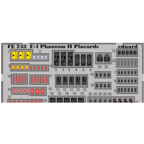 PHOTO-ETCHED SET BIG-ED 1/48 F-4J/S PHANTOM II, FOR HASEGAWA KIT 1/48 EDUARD BIG-4840