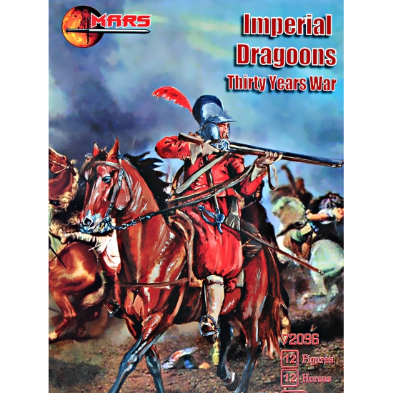 IMPERIAL DRAGOONS, THIRTY YEARS WAR 1/72 MARS FIGURES 72096