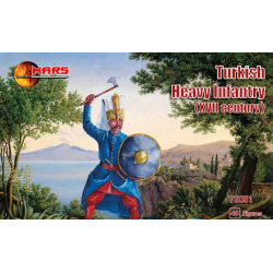 TURKISH HEAVY INFANTRY, XVII CENTURY 1/72 MARS FIGURES 72091