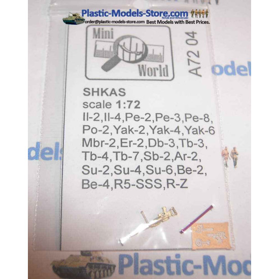 SHKAS Aircraft Machine Gun MG Brass 1/72 Mini World 7204