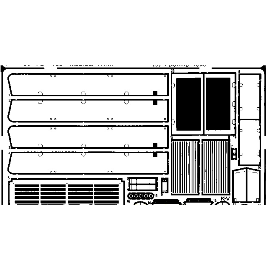 PHOTO-ETCHED SET 1/35 T-28 MEDIUM TANK, FOR AER KIT 1/35 EDUARD 35172