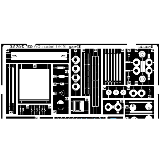 PHOTO-ETCHED SET 1/35 T-34/76 MOD.1942, FOR ZVEZDA KIT 1/35 EDUARD 35270