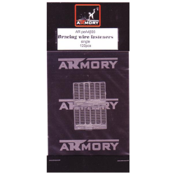 BRACING WIRE FASTENERS (SINGLE) 1/48 ARMORY peA4806