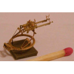 Lewis MK III Aircraft twin machine guns on Scarf ring (turret) Brass 1/72 Mini World 7209