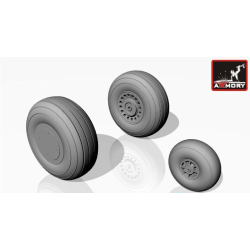 DOUGLAS A-20C BOSTON WHEELS, MID 1/48 ARMORY AW48307