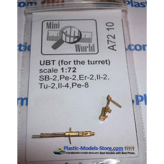 UBT Berezin 12.7 turret heavy machine gun Brass 1/72 Mini World 7210