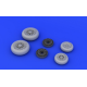 F-104 UNDERCARRIAGE WHEELS, LATE 1/48 EDUARD 648181