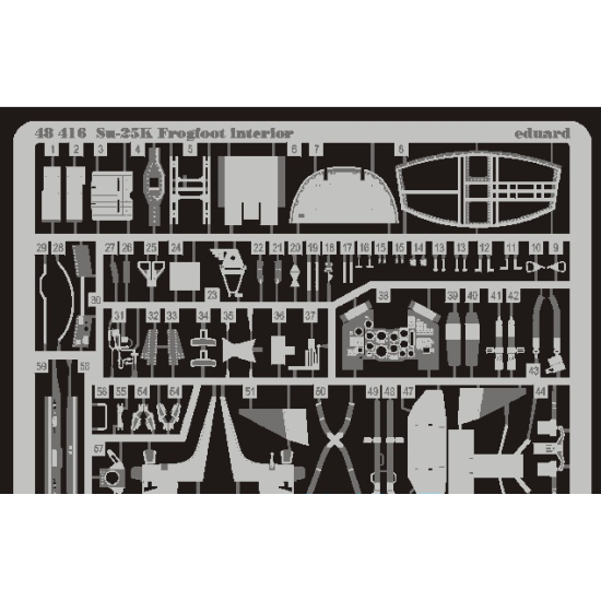 PHOTOETCHED SET BIG-ED 1/48 SU-25K FROGFOOT 1/48 EDUARD BIG-4829