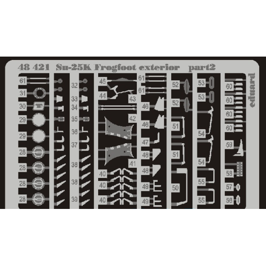 PHOTOETCHED SET BIG-ED 1/48 SU-25K FROGFOOT 1/48 EDUARD BIG-4829