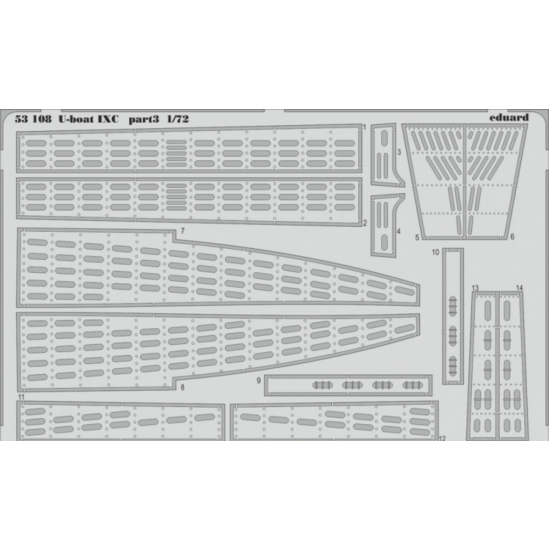 PHOTOETCHED SET BIG-ED 1/72 U-BOAT IXC 1/72 EDUARD BIG-5321