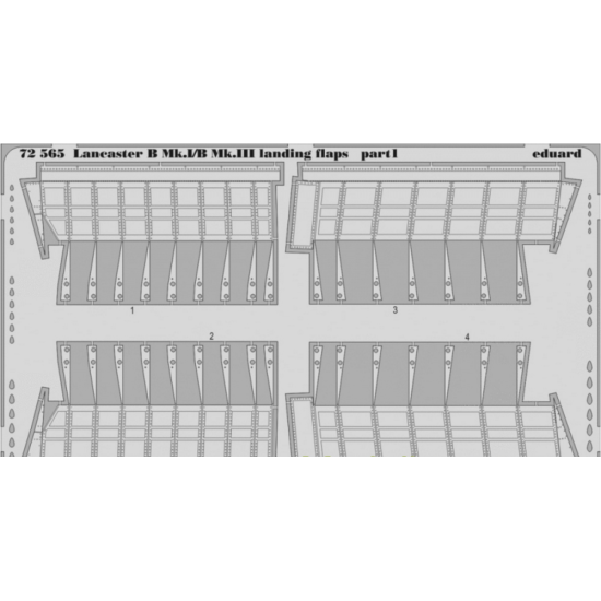 PHOTOETCHED SET BIG-ED 1/72 LANCASTER B MK.III 1/72 EDUARD BIG-7286