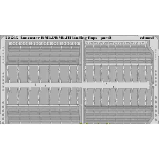 PHOTOETCHED SET BIG-ED 1/72 LANCASTER B MK.III 1/72 EDUARD BIG-7286