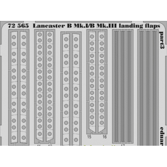 PHOTOETCHED SET BIG-ED 1/72 LANCASTER B MK.III 1/72 EDUARD BIG-7286