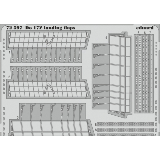 PHOTOETCHED SET BIG-ED 1/72 DO 17Z 1/72 EDUARD BIG-7296