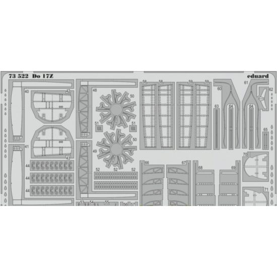 PHOTOETCHED SET BIG-ED 1/72 DO 17Z 1/72 EDUARD BIG-7296