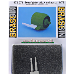 BRASSIN BEAUFIGHTER MK.X EXHAUSTS 1/72 EDUARD 672076