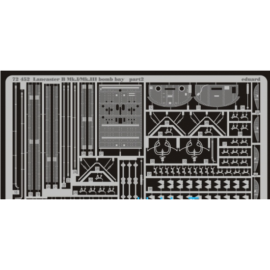 PHOTOETCHED SET BIG-ED 1/72 LANCASTER B MK.I/MK.III 1/72 EDUARD BIG-7220