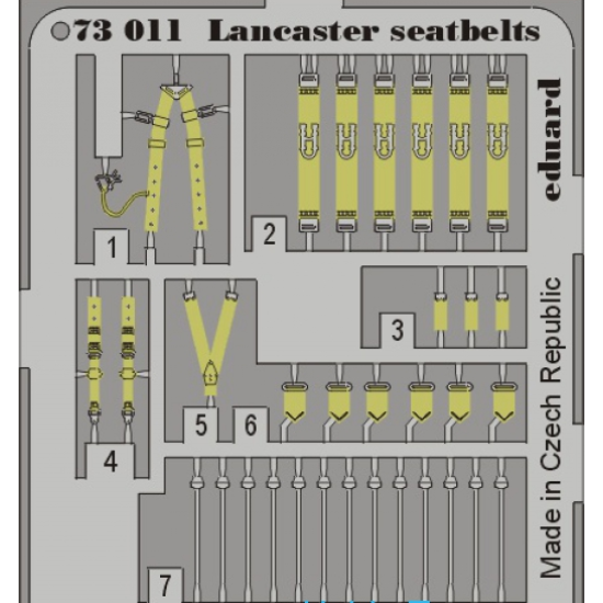 PHOTOETCHED SET BIG-ED 1/72 LANCASTER B MK.I/MK.III 1/72 EDUARD BIG-7220