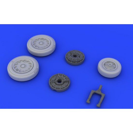 BRASSIN 1/48 A-4E/F WHEELS SET 1/48 EDUARD 648214