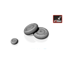 WHEELS SET 1/72 FOR YAKOVLEV YAK-1 1/72 ARMORY AW72003