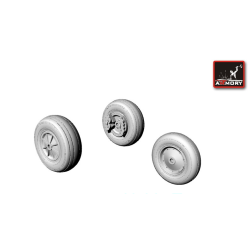 T-28 TROJAN WHEELS 1/72 ARMORY AW72304