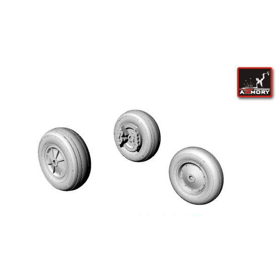 T-28 TROJAN WHEELS 1/72 ARMORY AW72304