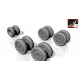 WHEELS SET 1/72 FOR TUPOLEV TU-22 'BLINDER' 1/72 ARMORY AW72043