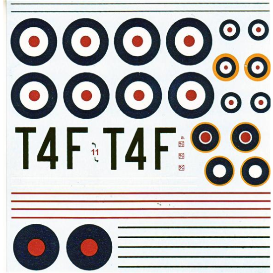 DECAL 1/72 FOR SWORDFISH 1/72 PRINT SCALE 72-043