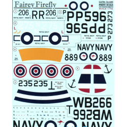 DECAL 1/72 FOR FARIEY FIREFLY 1/72 PRINT SCALE 72-086