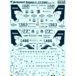 DECAL FOR MCDONNELL DOUGLAS F-15 EAGLE 1/72 PRINT SCALE 72-158