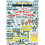 DECAL FOR VOUGHT F-8 CRUSADER 1/72 PRINT SCALE 72-095