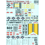 DECAL 1/72 FOR SIKORSKY H-19, PART 2 1/72 PRINT SCALE 72-108