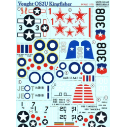 DECAL 1/72 FOR OS2U KINGFISHER 1/72 PRINT SCALE 72-122