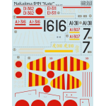 DECAL FOR NAKAJIMA B5N KATE 1/72 PRINT SCALE 72-172