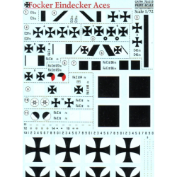 DECAL FOR FOKKER EINDECKER ACES 1/72 PRINT SCALE 72-213